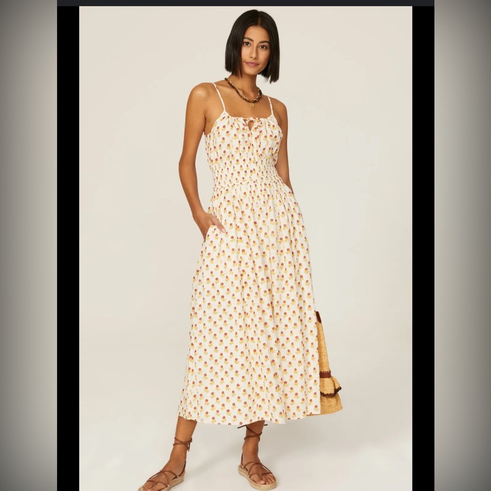 Madewell Sophia Cami Midi Dress, Size S